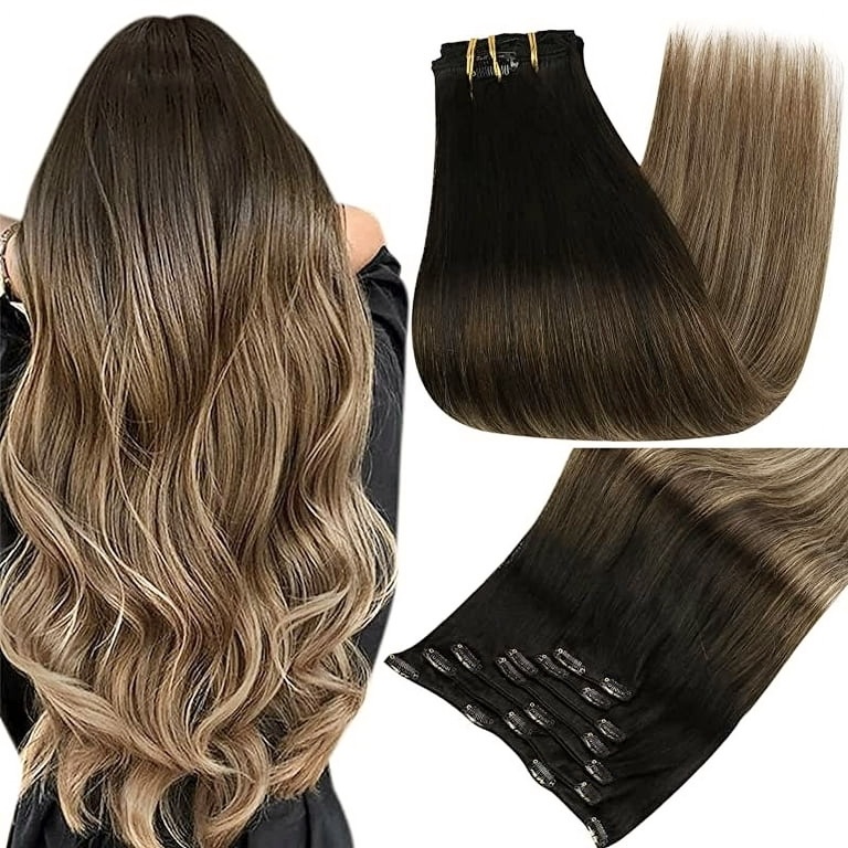 Mini Set Clip-On Ombre #3 cu #8 - Extensii de par București